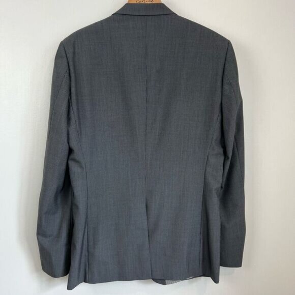 Matinique Men’s 40R Wool Pinstripe Grey Suit Jacket Sports Coat Blazer Formal - Picture 10 of 11